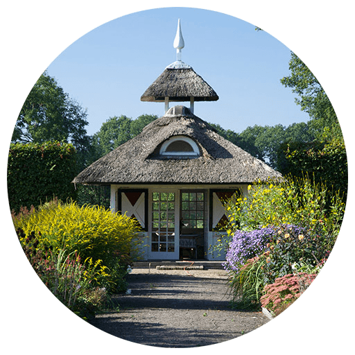 Theehuis in de tuin